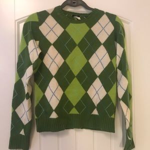 Argyle sweater